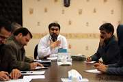 نشست مسئولین بیمارستان سینا با دکتر وکیلی مدیر  این مرکز